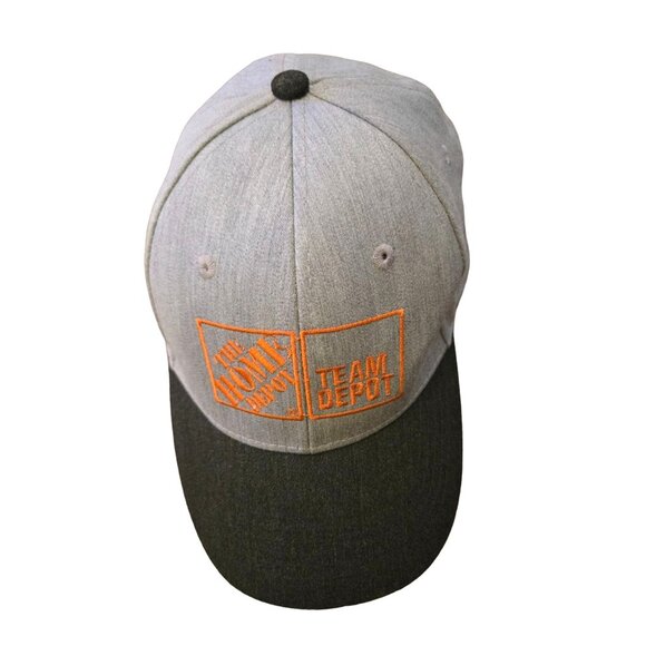 Team HOME DEPOT made exclusively for the Home Depot Foundation grey cap. Adjusta - Picture 1 of 6